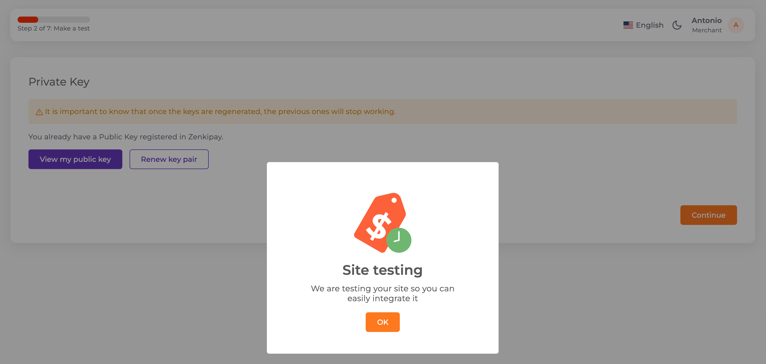Site testing